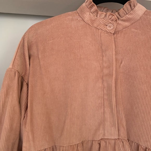 Pink Corduroy Dress - Picture 6 of 10